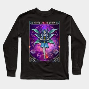 Horoscope: Cancer Fairy Long Sleeve T-Shirt